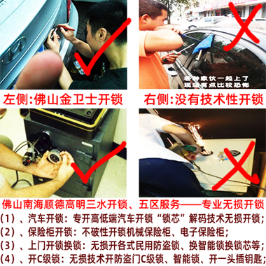 佛山澜石开锁_澜石开保险柜锁